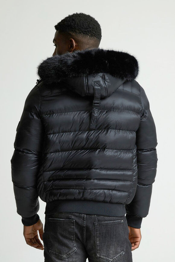 Gentrazzi Puffer Bomberjacke - Jet Black