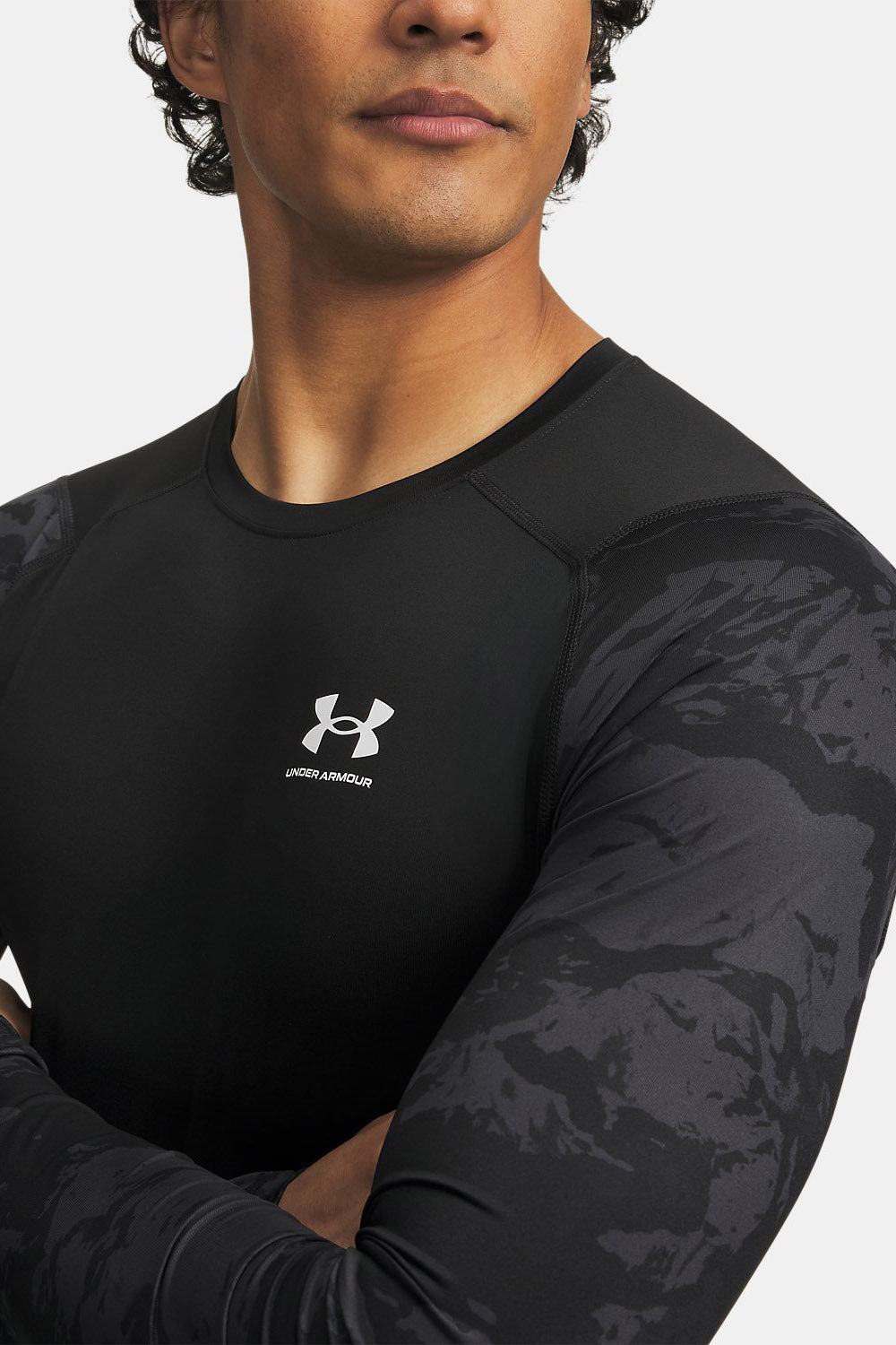 Langarmshirt - Black + Camouflage