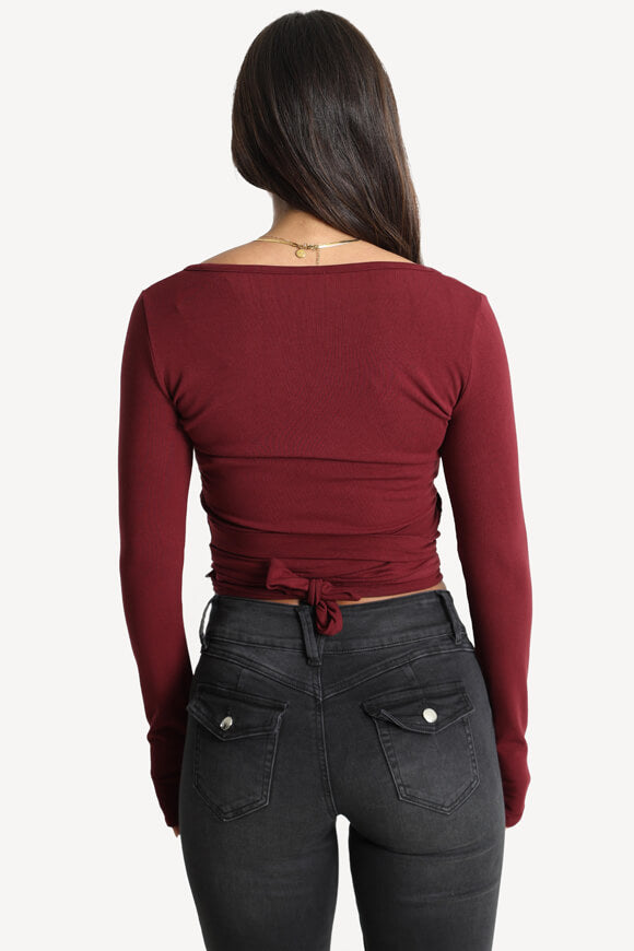 Camicia a maniche lunghe - Bordeaux