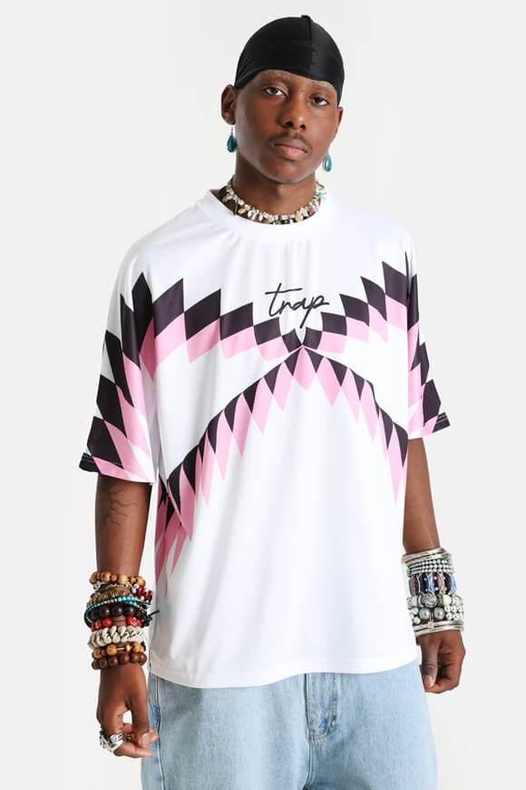 T-Shirt - Weiss + Rosa