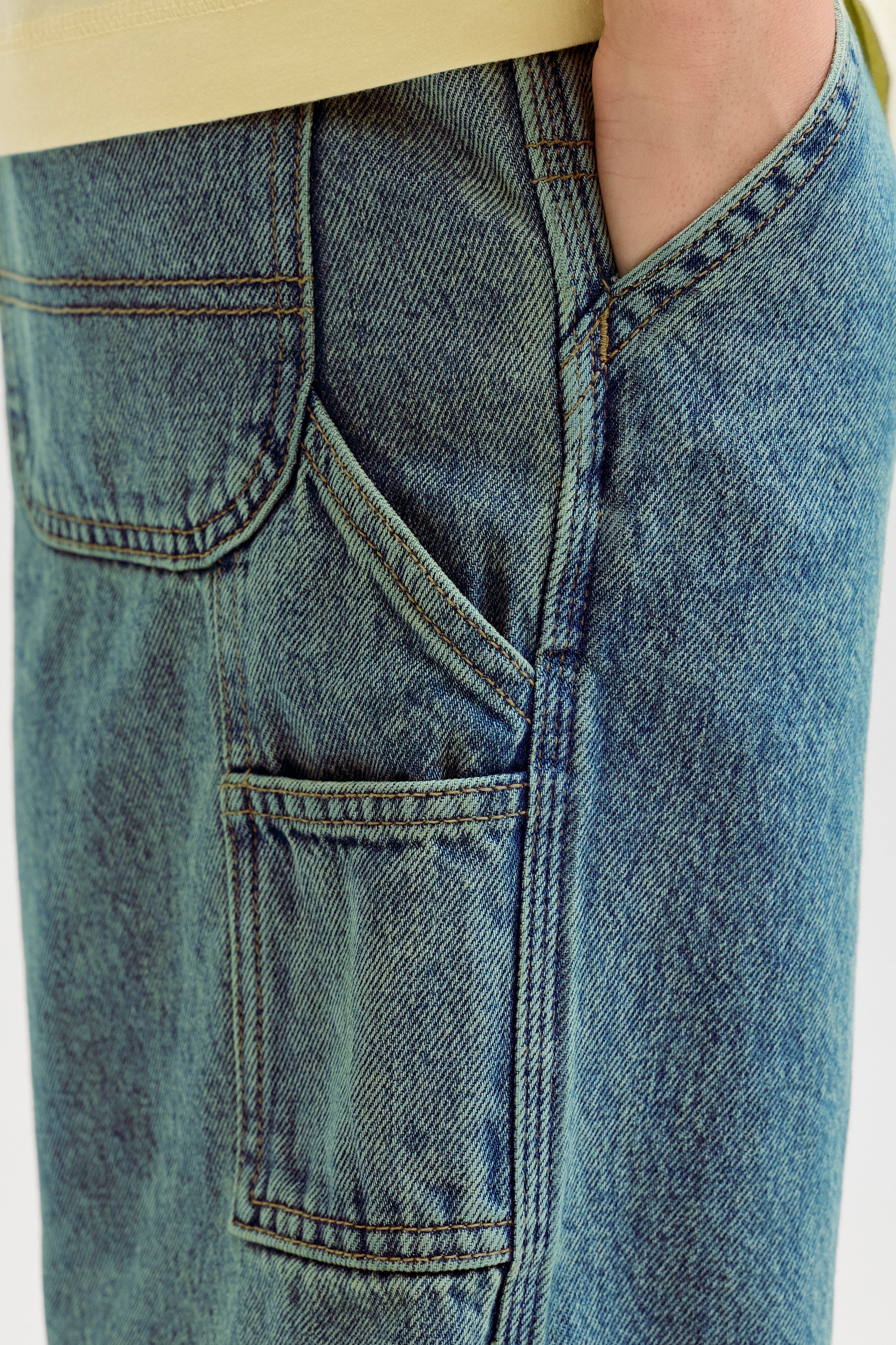 JJIALEX Jeans Bermudashorts - Blue Denim