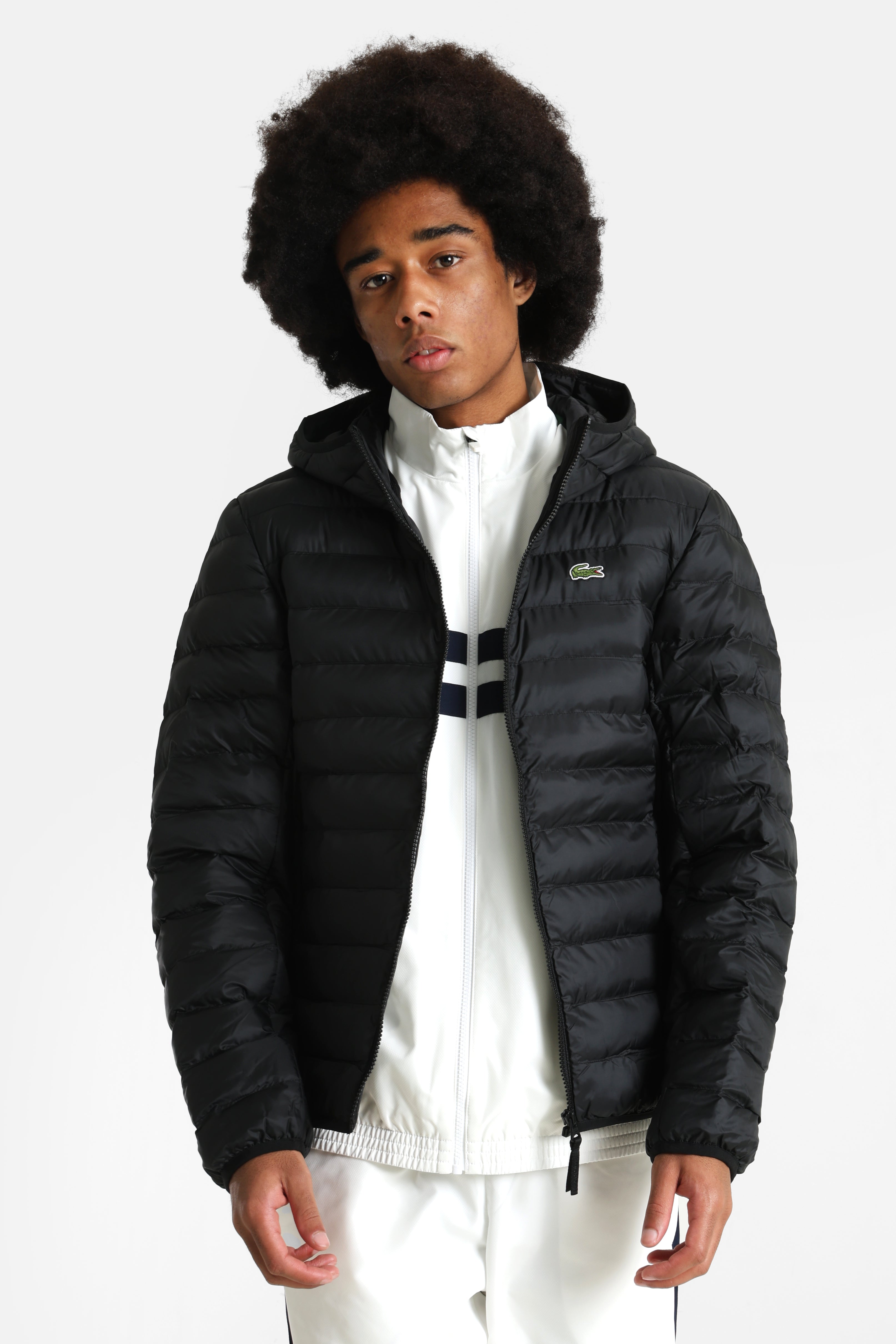 Gesteppte Jacke - Black