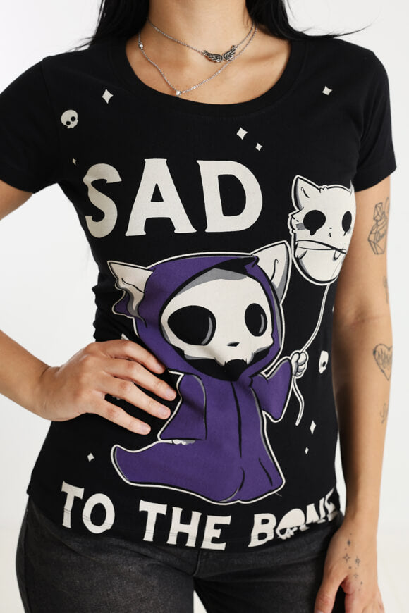 Sad To The Bone T-Shirt - Black