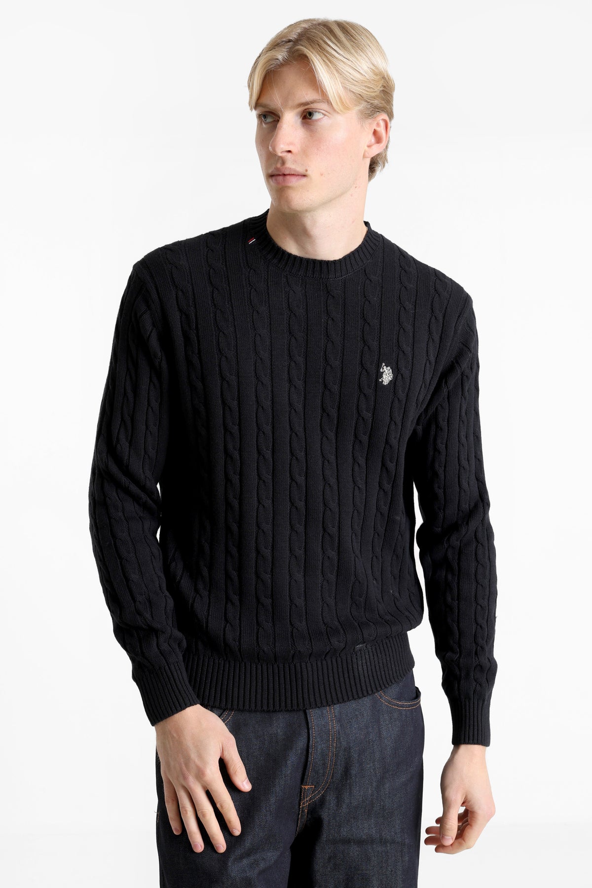 Bert Strickpullover - Black