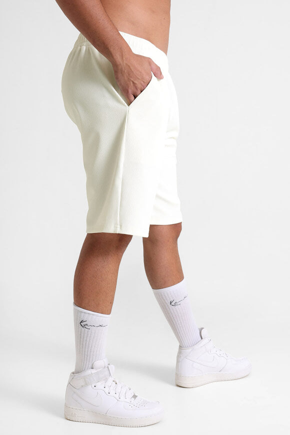 Strukturierte Stoffshorts - Offwhite