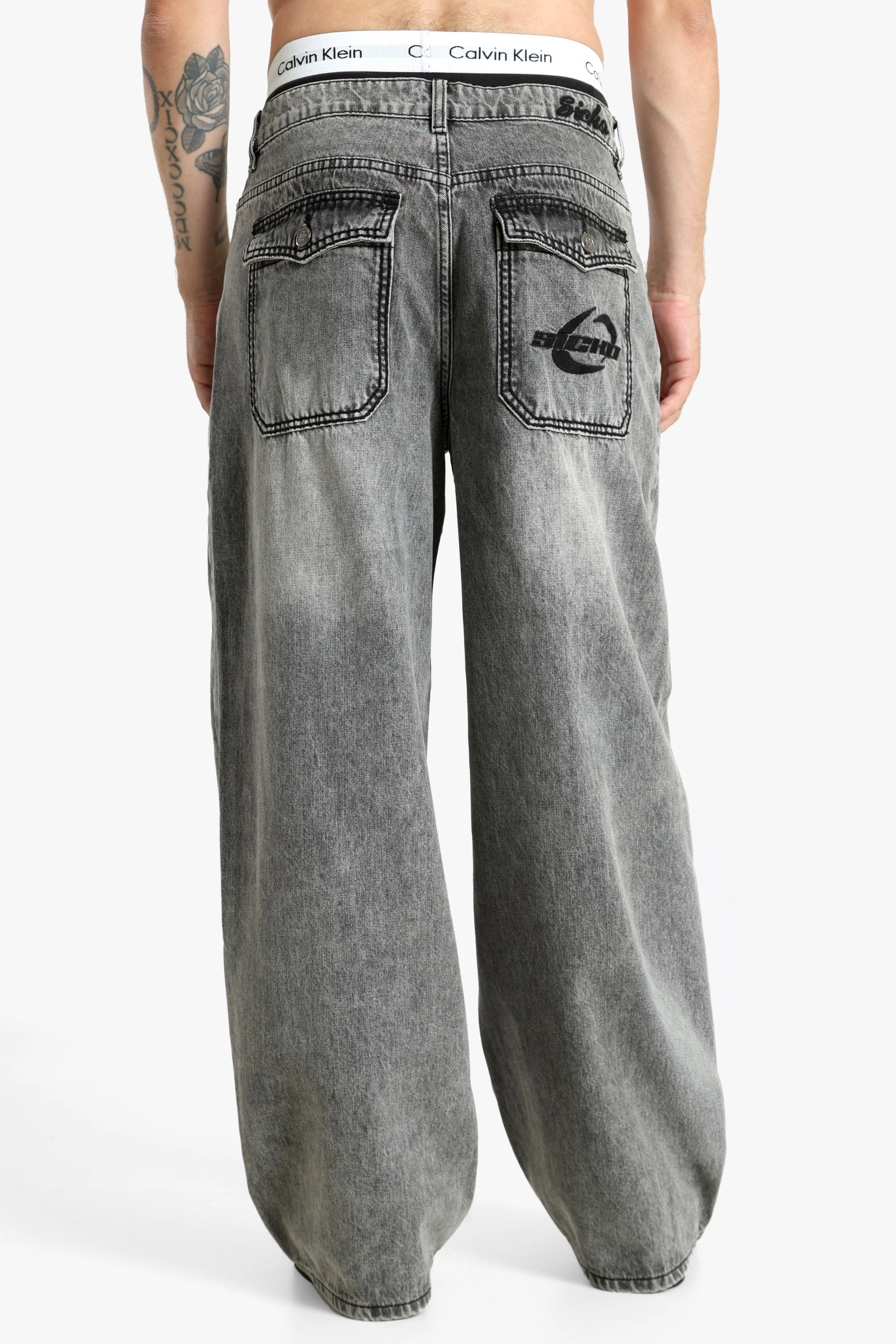 Jean baggy fit - Gris
