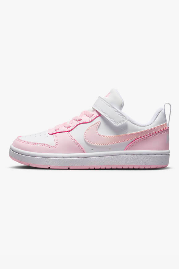Sneaker Court Borough Recraft per bambini - Schiuma bianca e rosa
