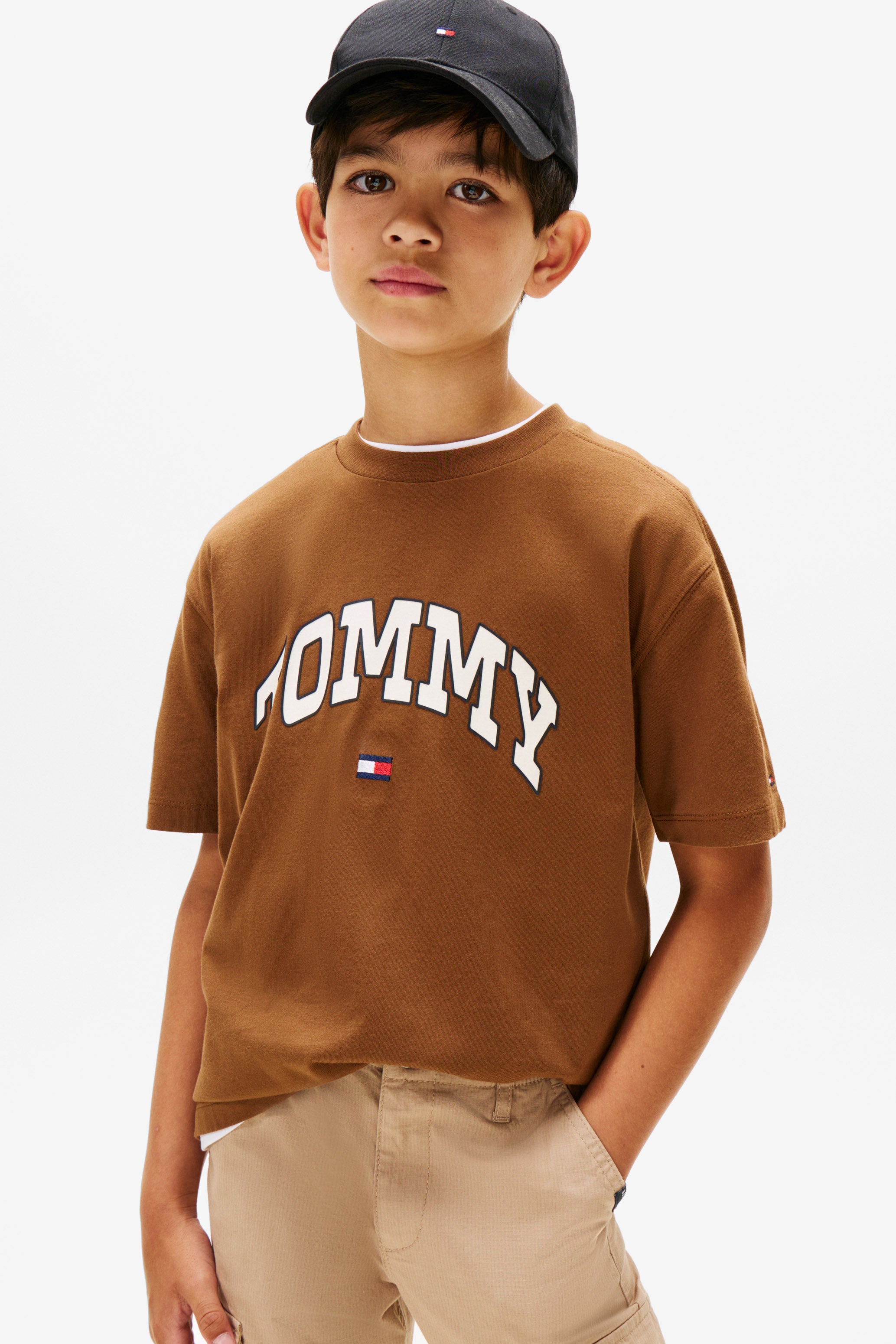 Varsity Raised t-shirt - Pecan Nut