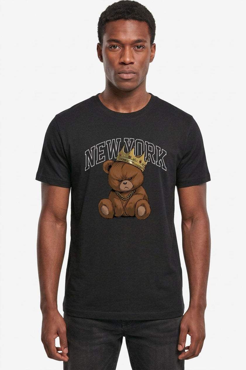 NY Crownes Bear T-Shirt - Black