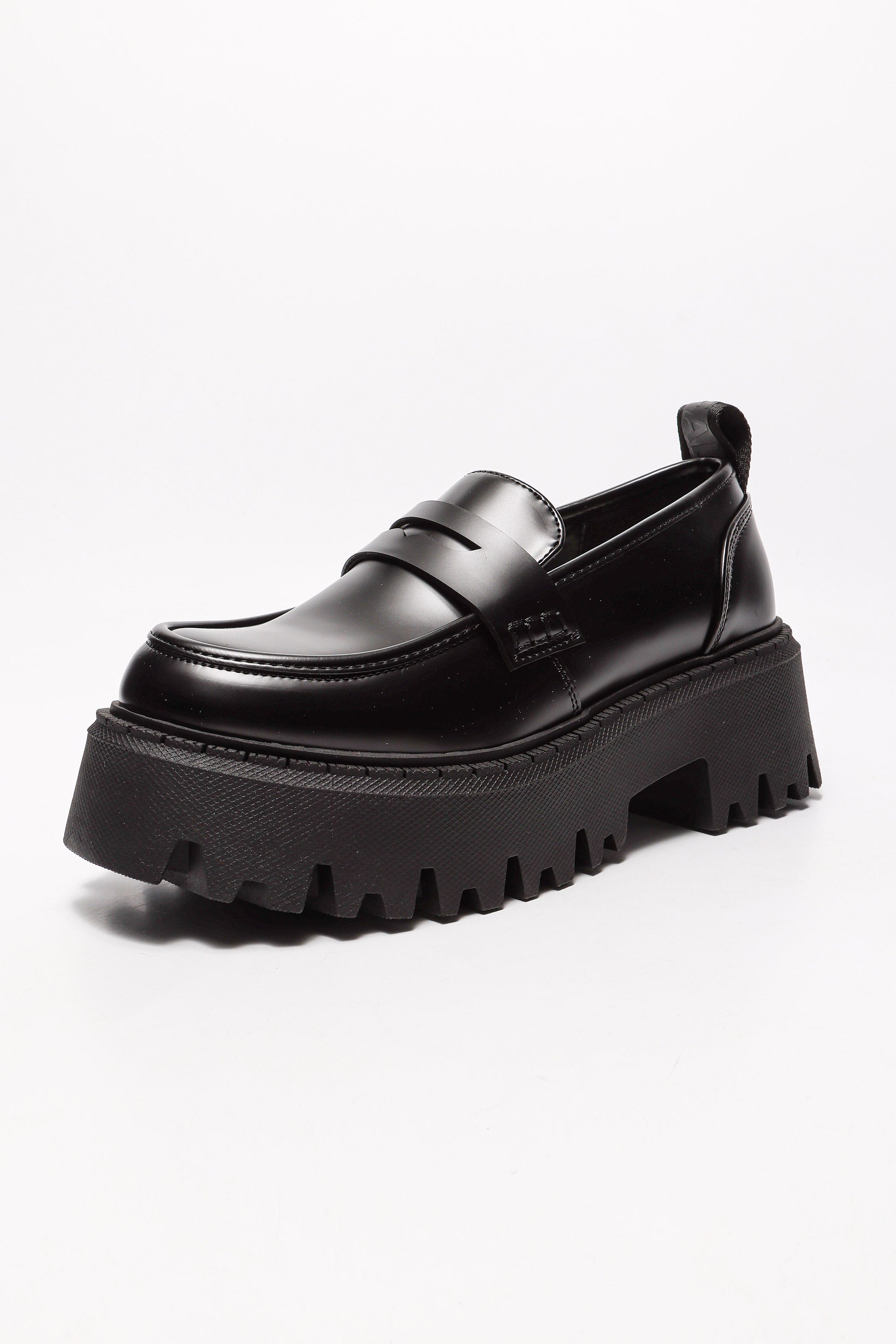 Vegan Aspen Loafers plateau - Black