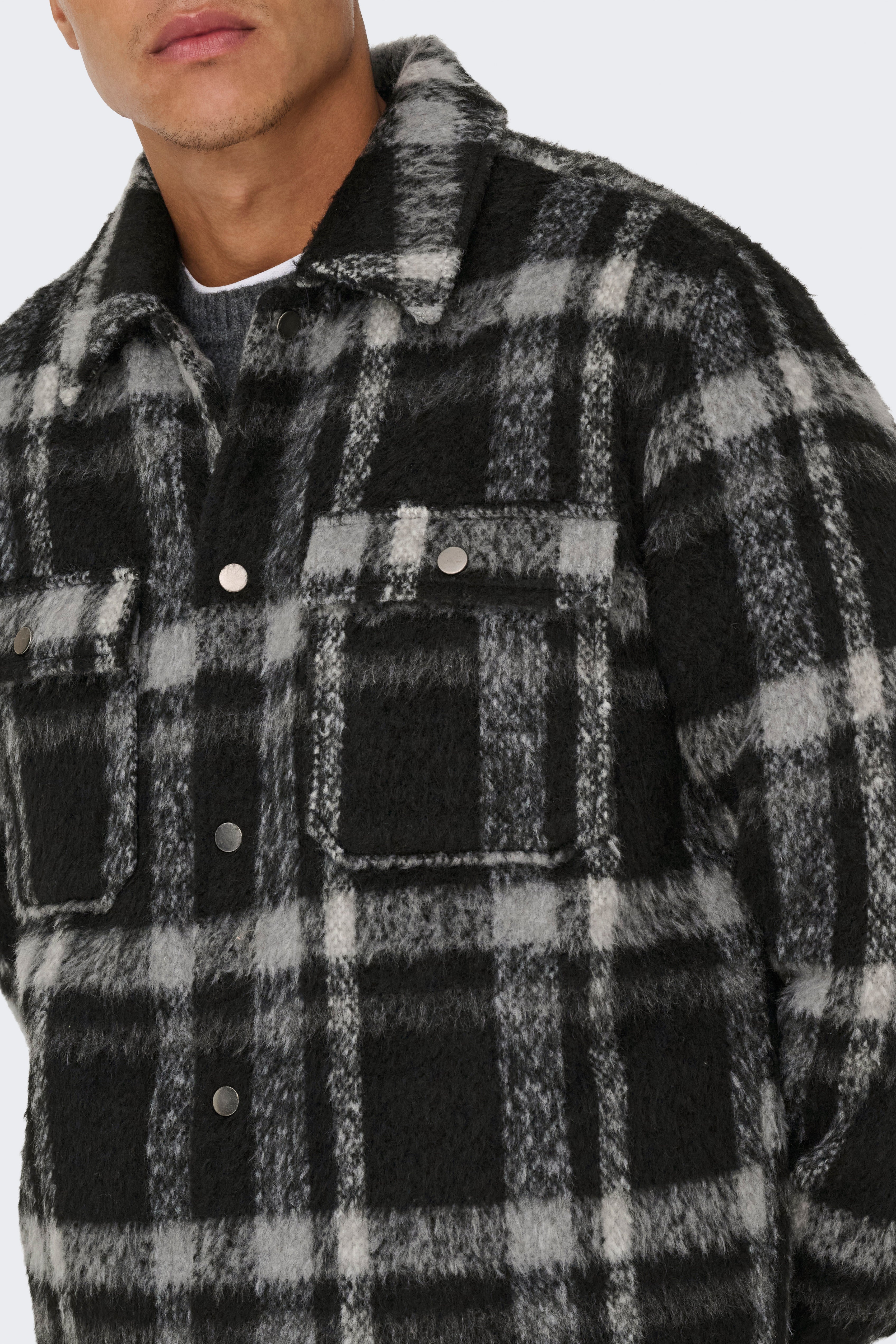 ONSGIO surchemise - Phantom + Black