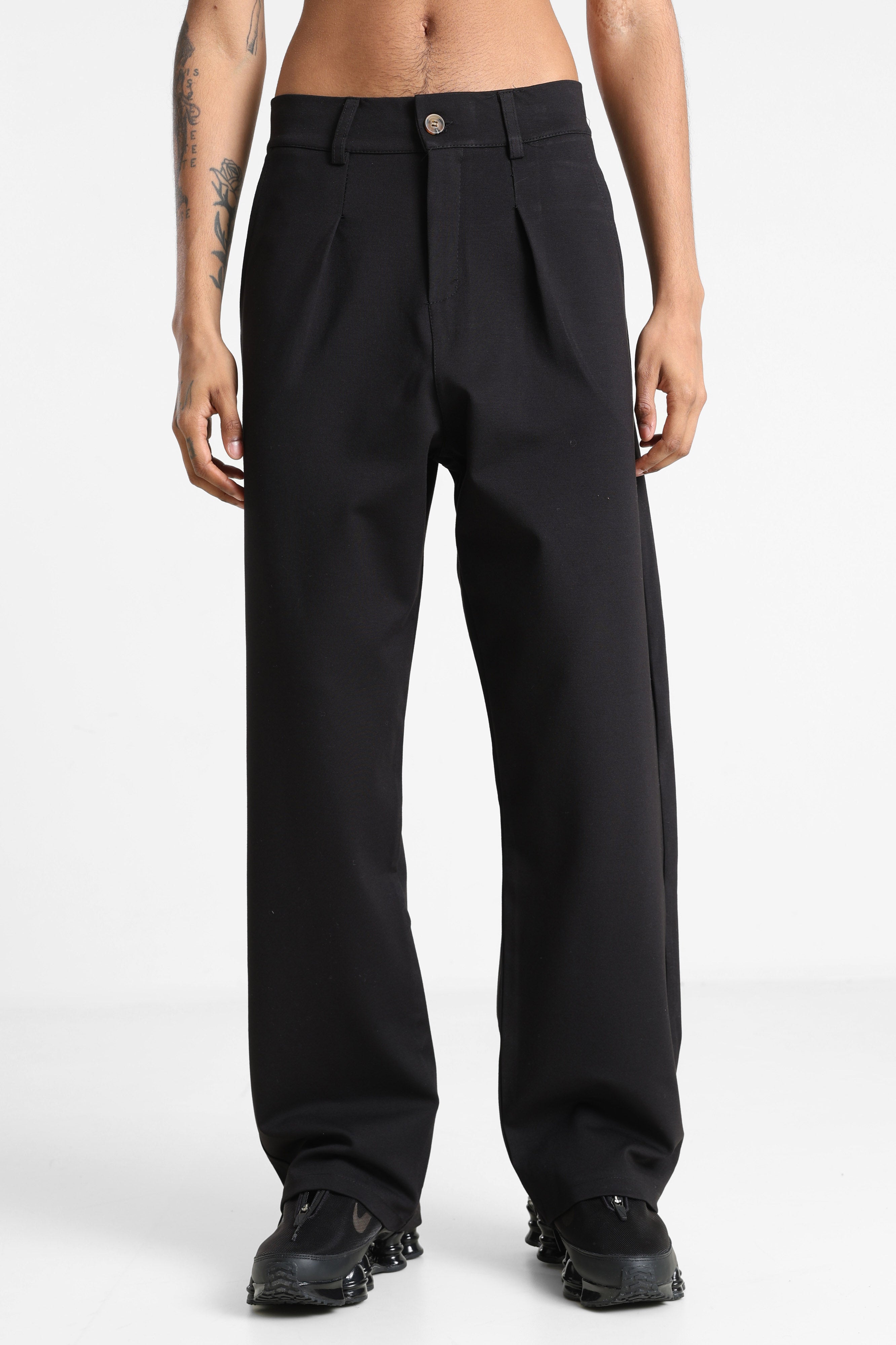 Stoffhose - Black