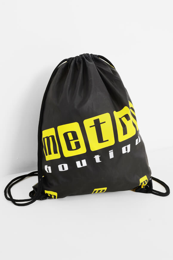Gym bag - black + yellow