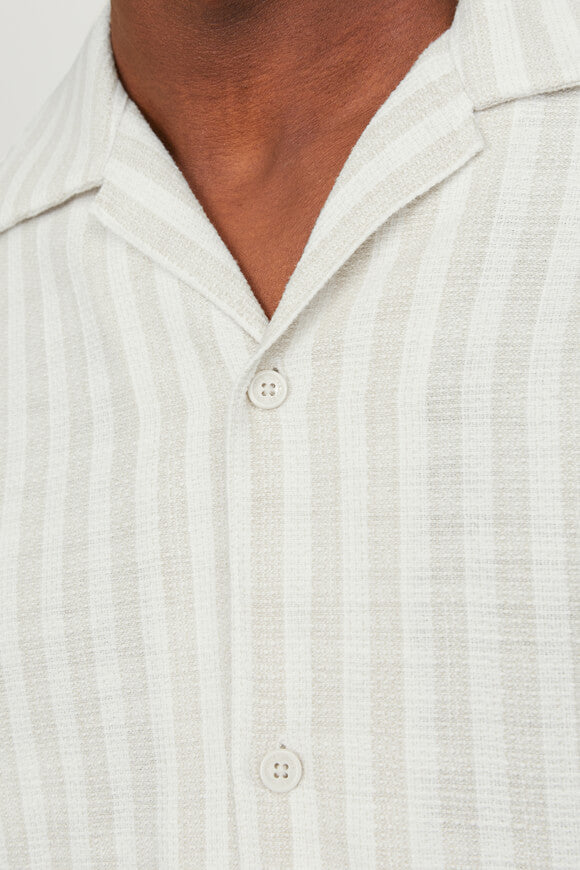 JORCOBA loose shirt in structured fabric - Fields Of Rye