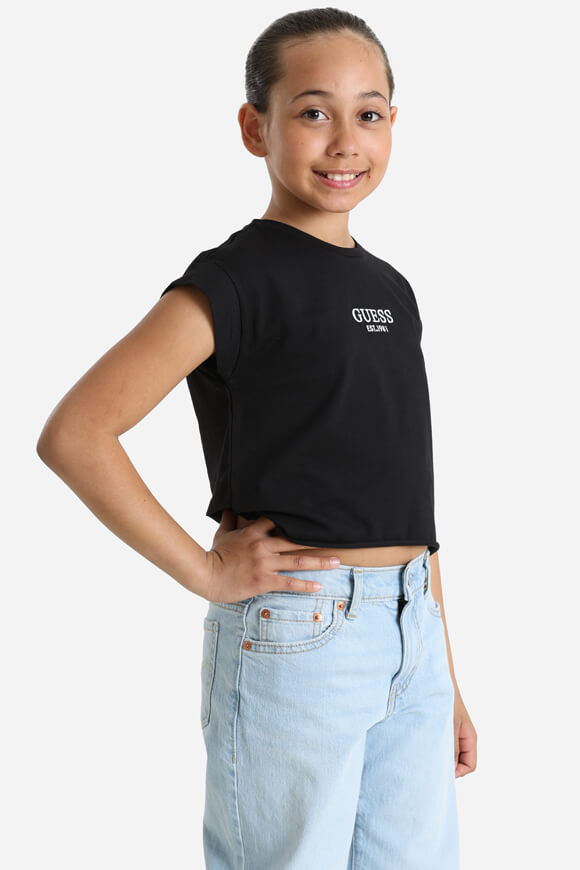 Crop T-Shirt - Jet Black