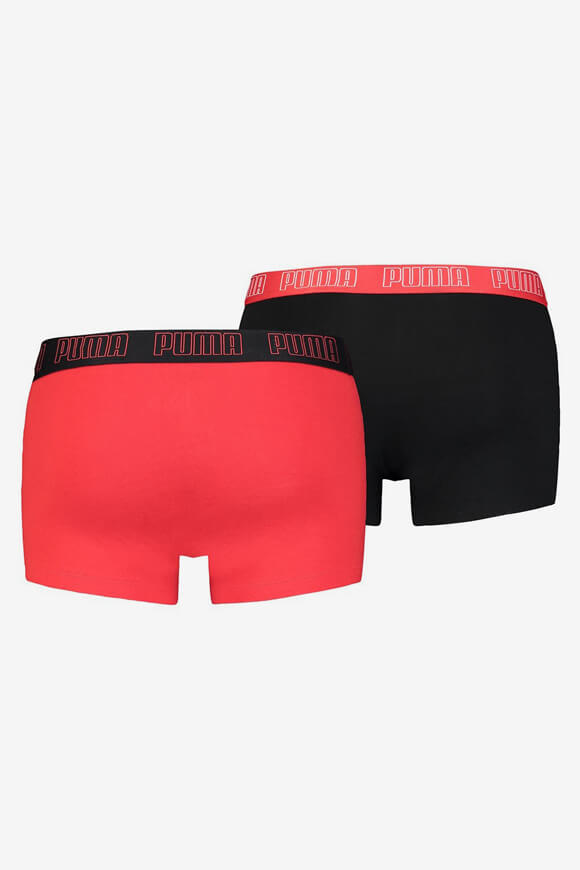 Doppelpack Boxershorts - Black + Red