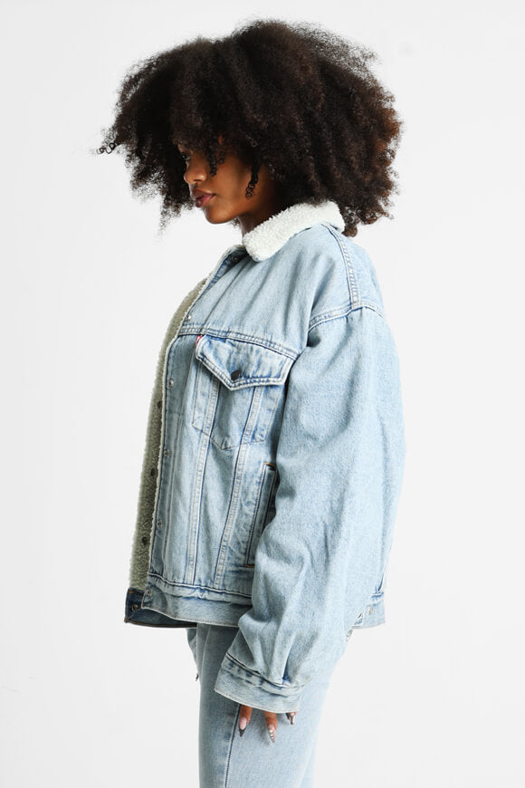 Veste en jean doublée '90s Trucker - Morning sunlight