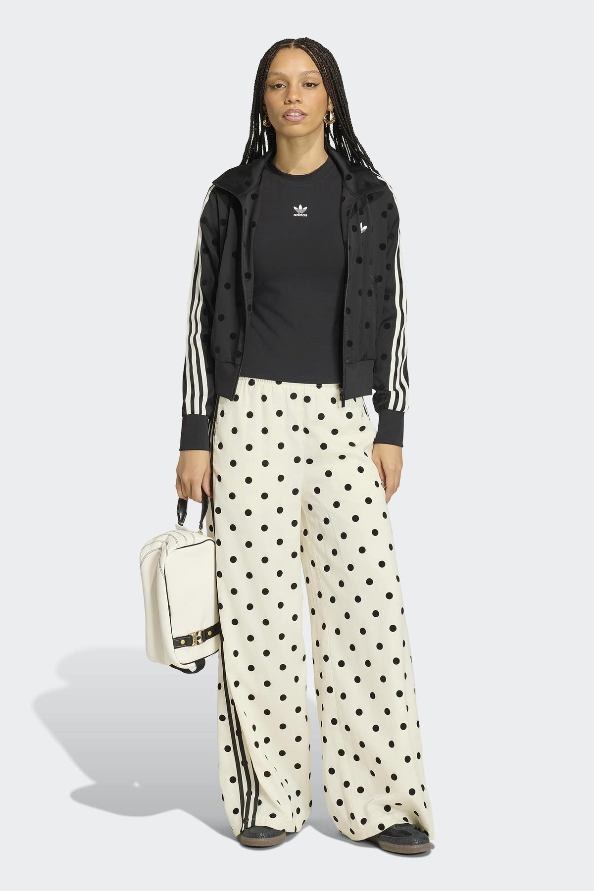 Satin Trainingshose - Off White