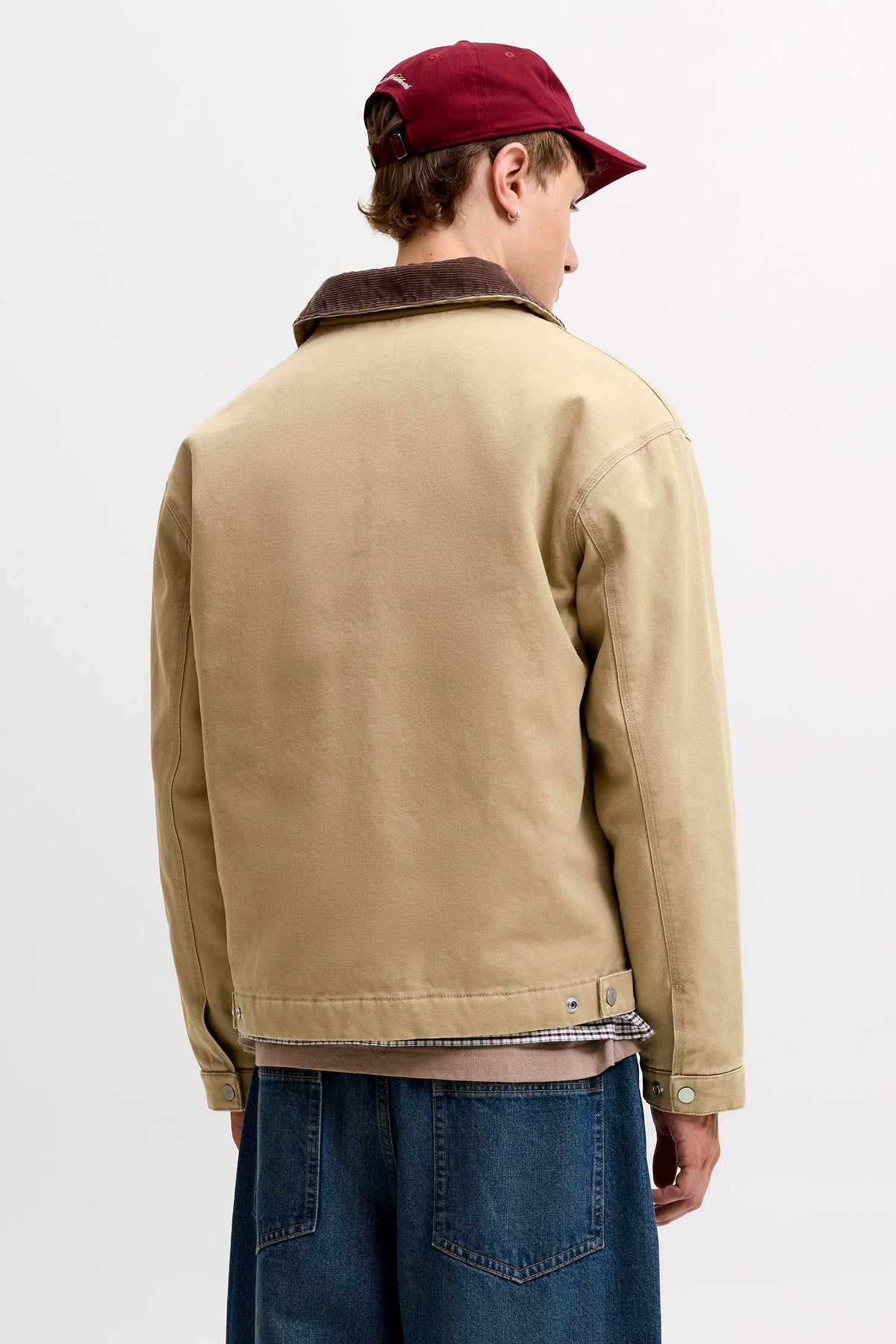 Jacke aus Twill - Kelp