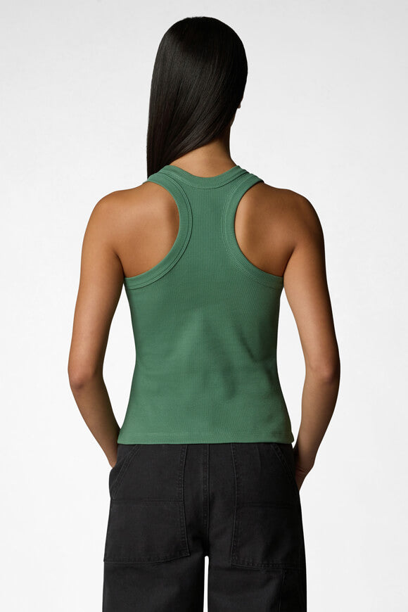 Geripptes Tanktop - Duck Green