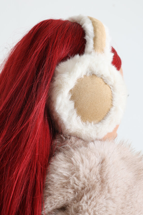 Scaldacollo - Beige + bianco sporco