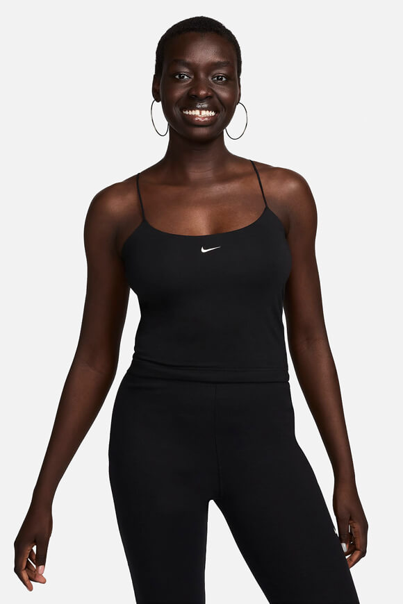 Sportswear Chill Knit top à bretelles - Black + Sail