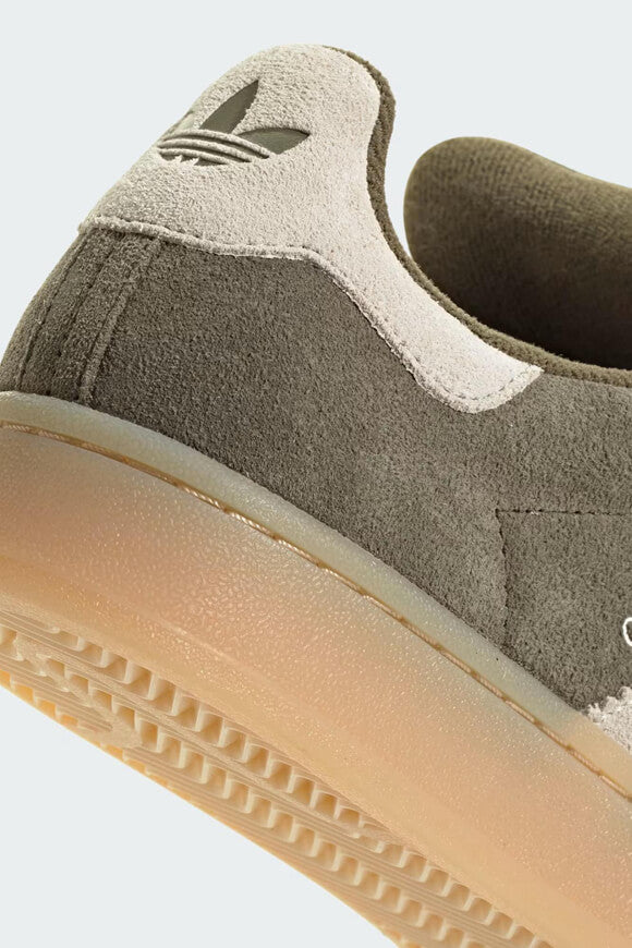 Campus 00S Sneaker - Medium Dark Khaki + Off White + Gum