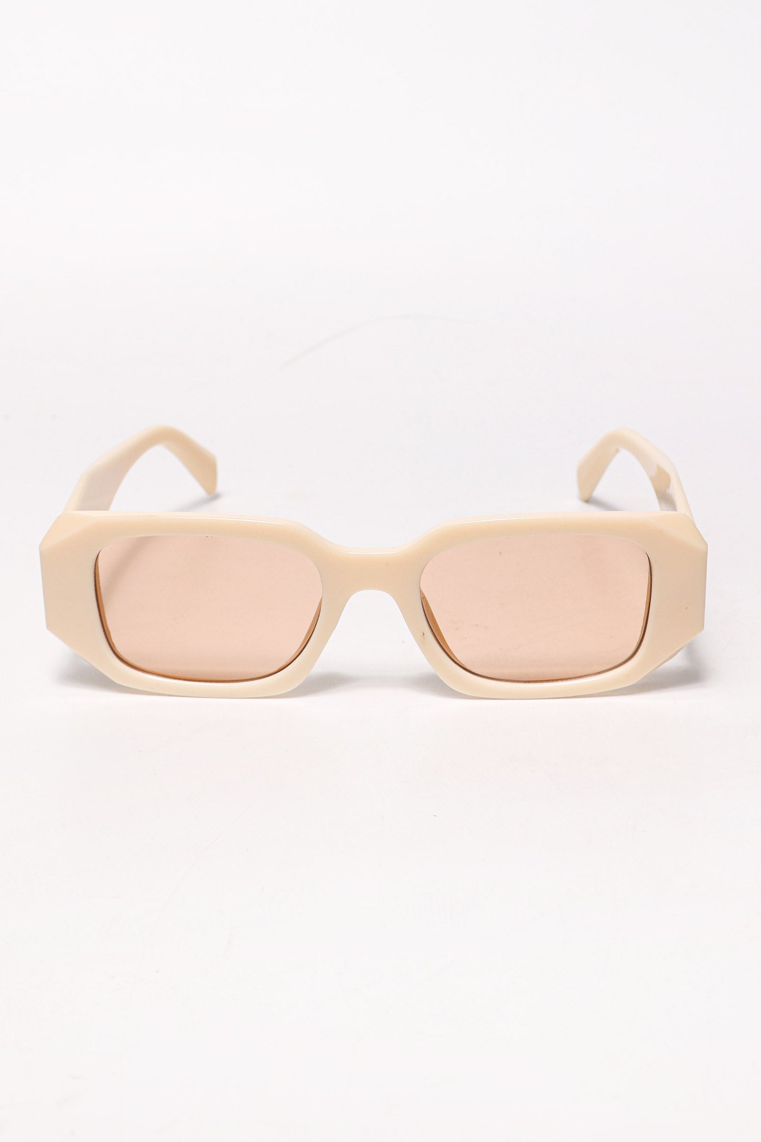 Brille - Beige + Brown