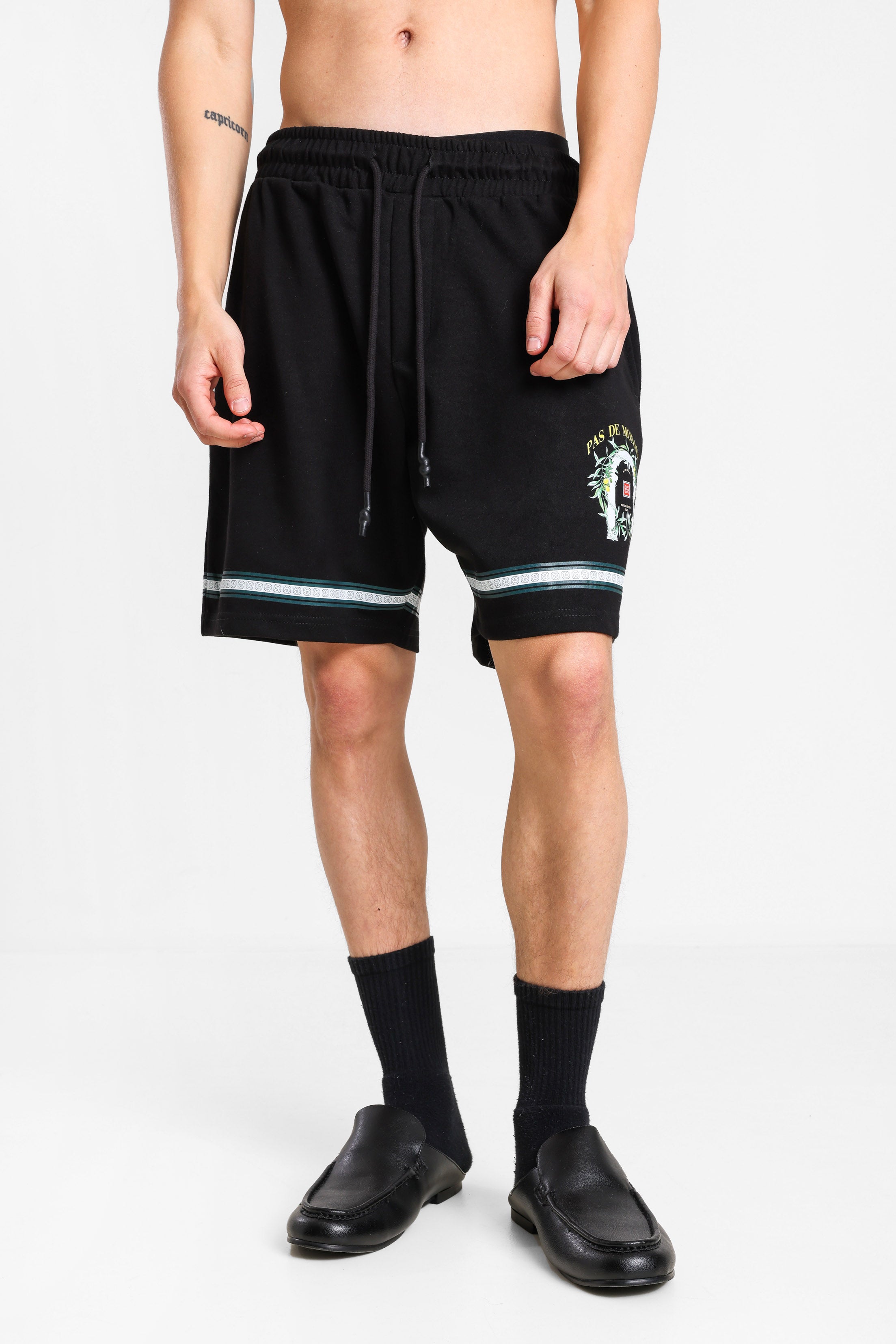 Pantaloncini Loreza in felpa - Black