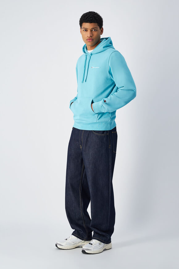 Hooded sweatshirt - Aqua Blue
