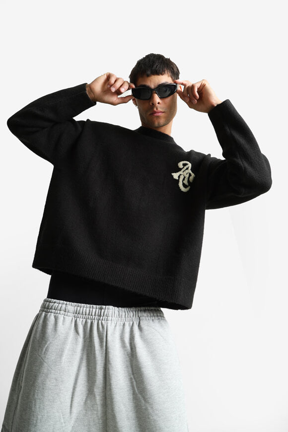 Strickpullover - Black