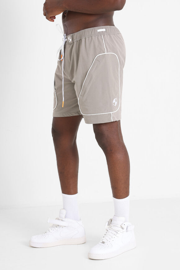 Short d'entraînement - Taupe