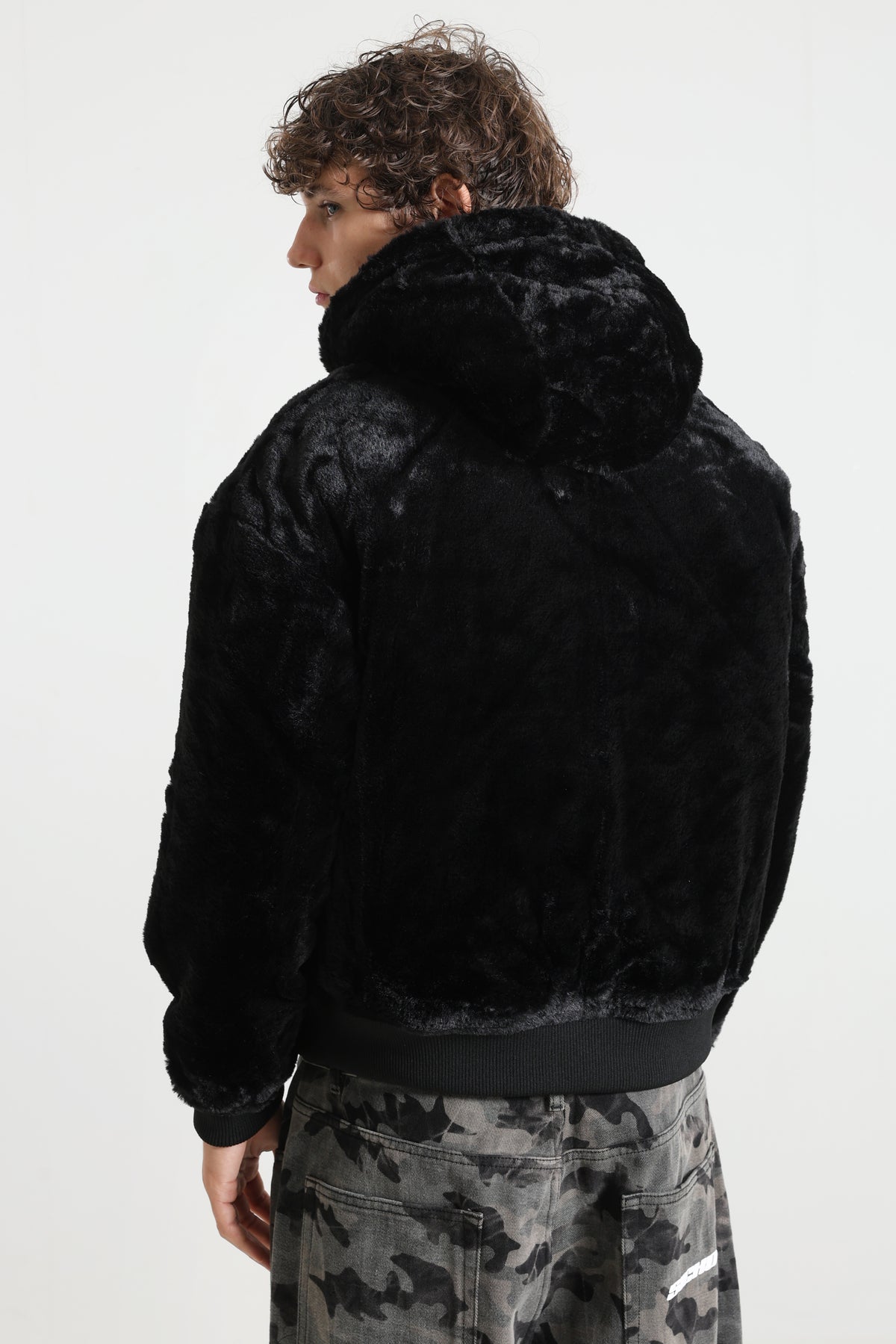 Wende-Bomberjacke - Black