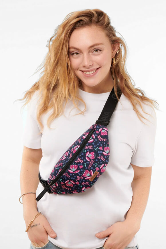 Capri Wendbare Bauch / Umhängetasche - Lilac Iridescent