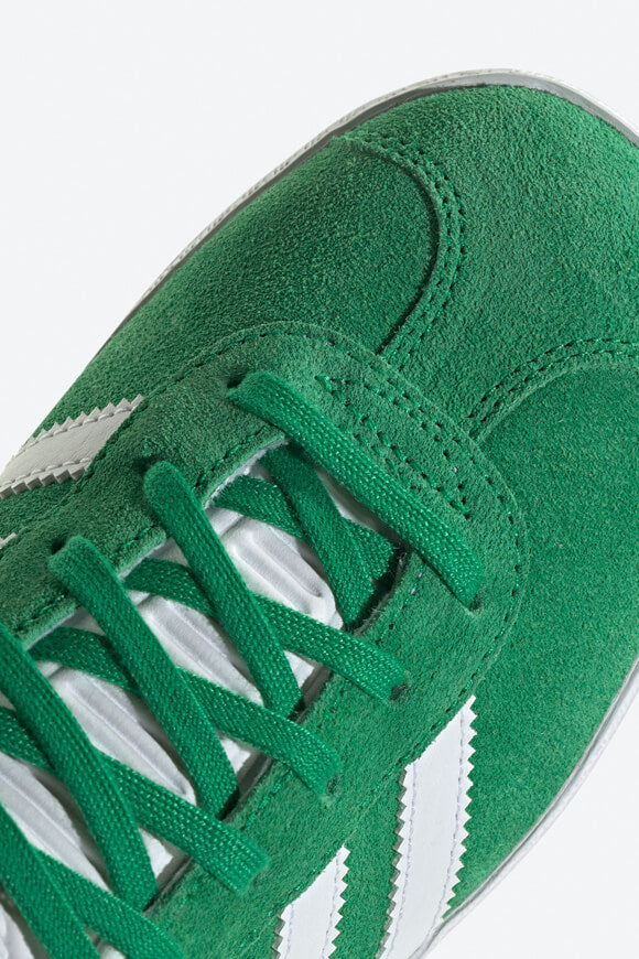 Gazelle Sneaker - Green + Footwear White + Gold Metallic