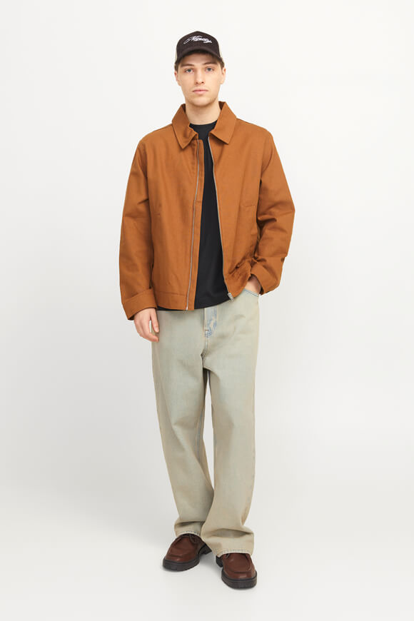 Ron Extra Baggy Fit Jeans L32 - Blue/Brown