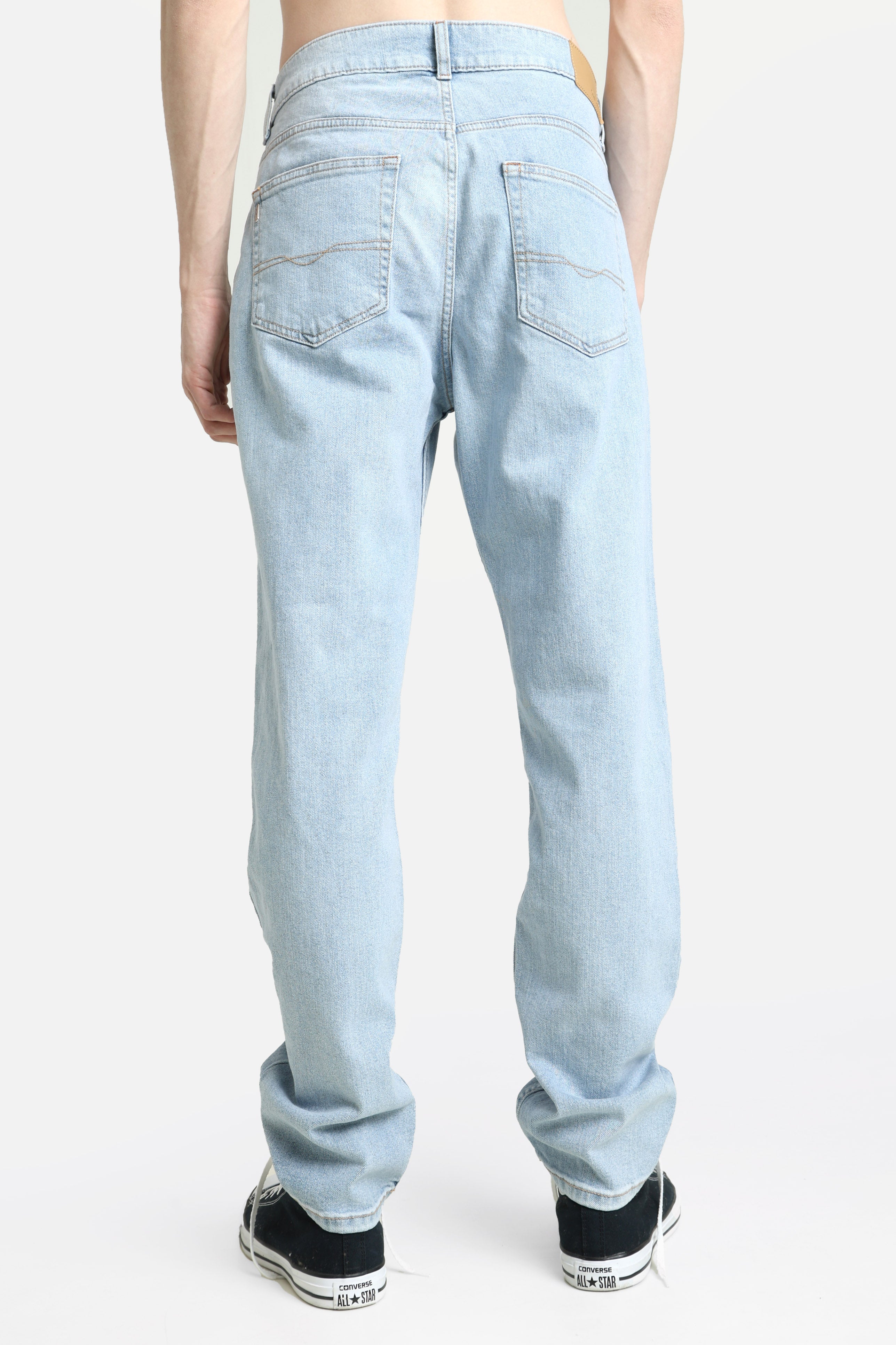 Straight Fit Jeans - Light Enzyme