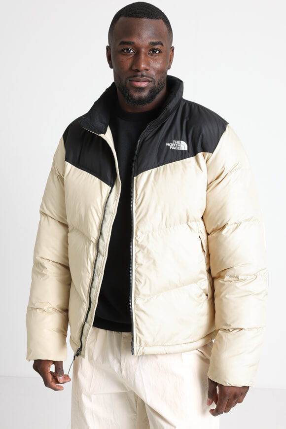 Pufferjacke - Gravel + Black