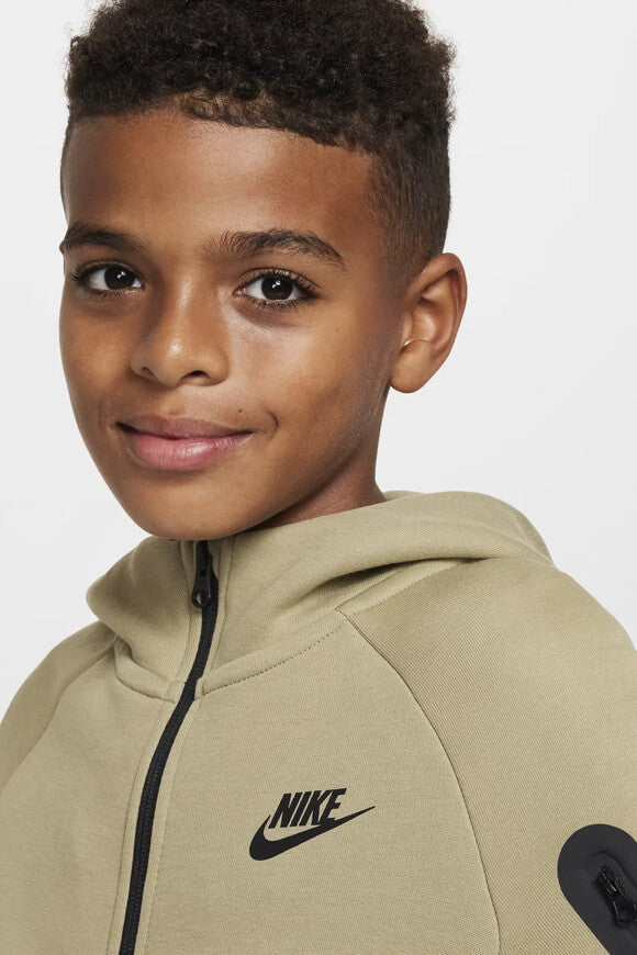 Sportswear Tech Fleece Kapuzensweatjacke - Neutral Olive + Baroque Brown
