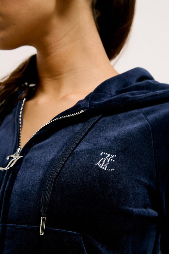 Madison Velvet Crop Jacket - Night Sky