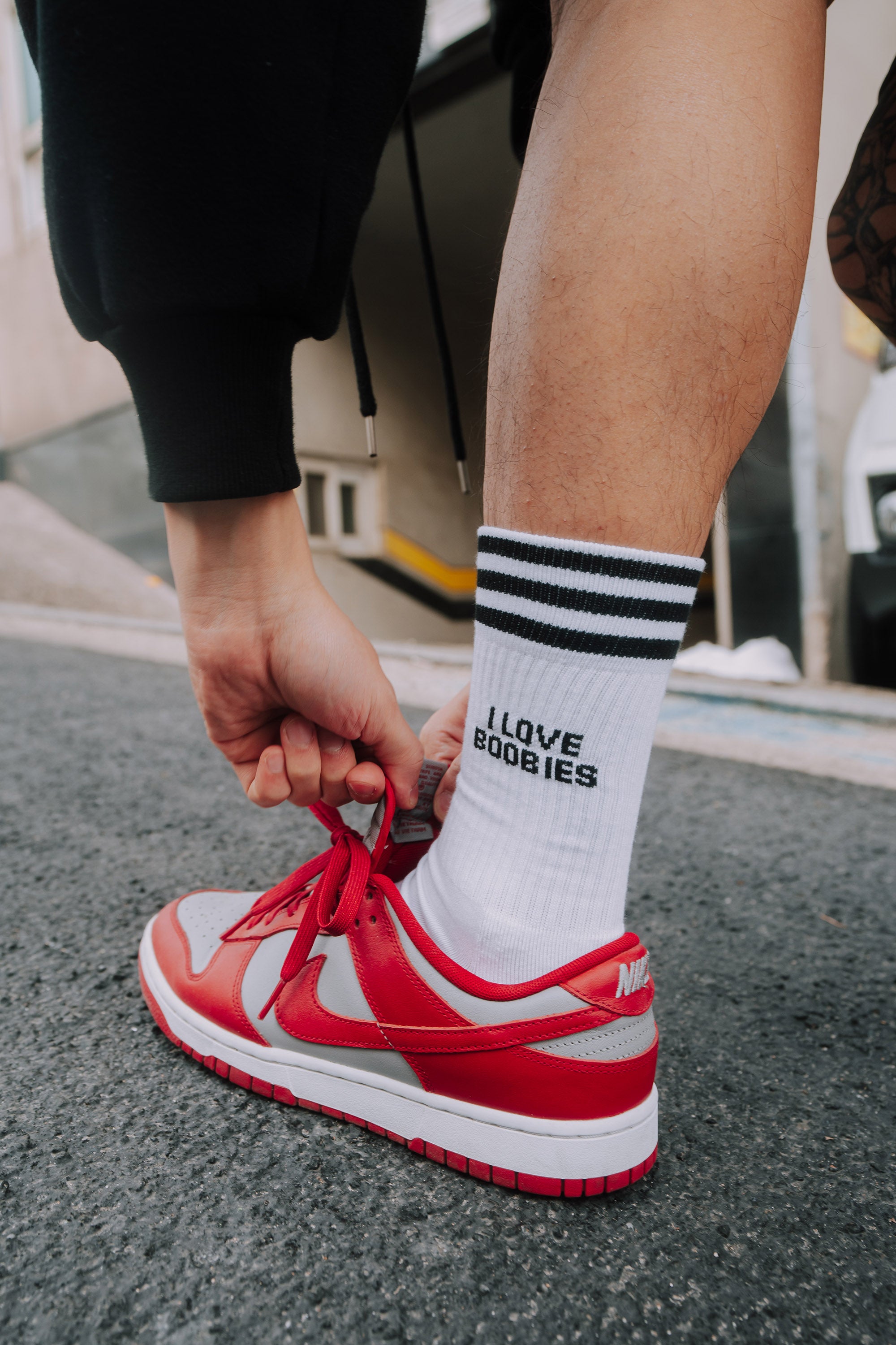 Chaussettes - White + Black