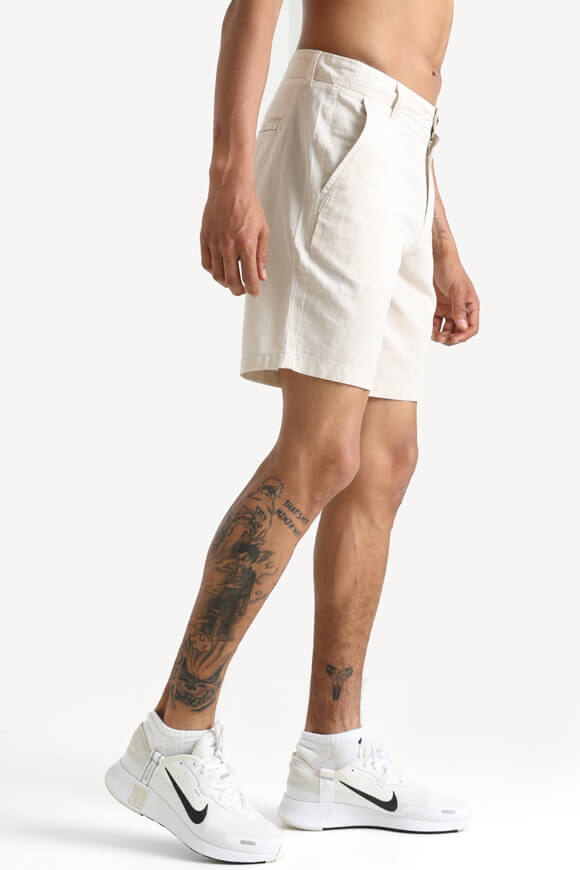 JPSTACE Chino Leinenshorts - Feather Gray