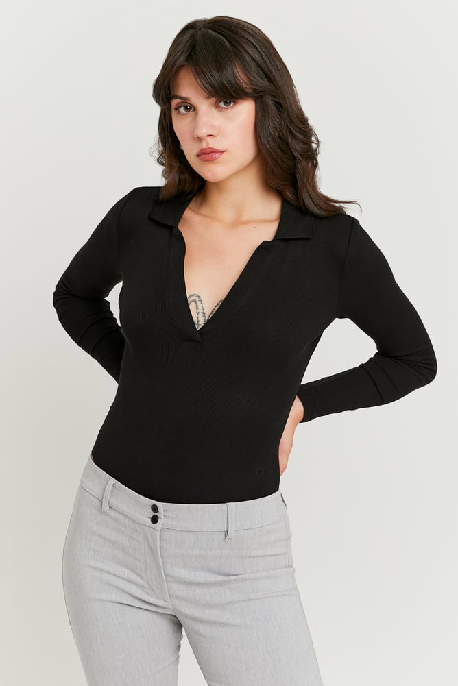 Body côtelé - Black