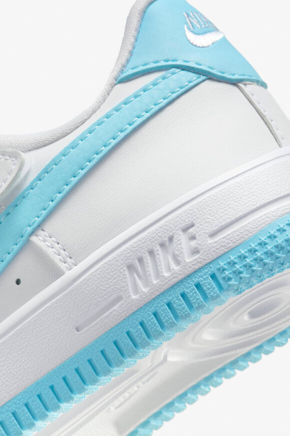 Sneaker Air Force 1 EasyOn per bambini - Bianco + Blu Acquario