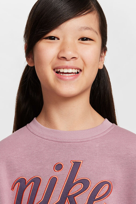 Sportswear Club Fleece loose sweatshirt - Plum Dust