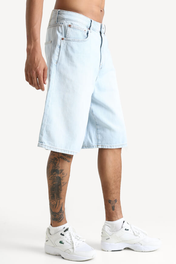ONSCARL Balloon Fit Jeans Bermudashorts - Bleached Blue