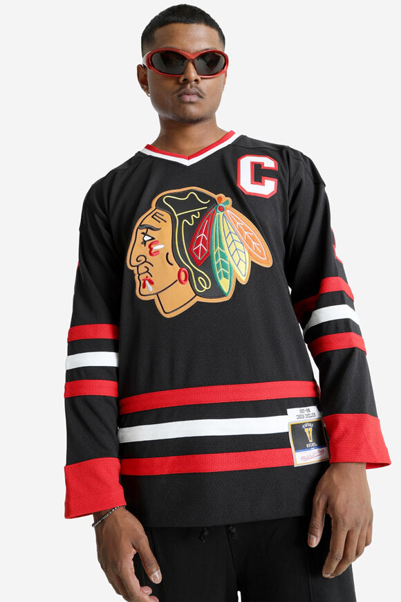 T-shirt structuré à manches longues - Black