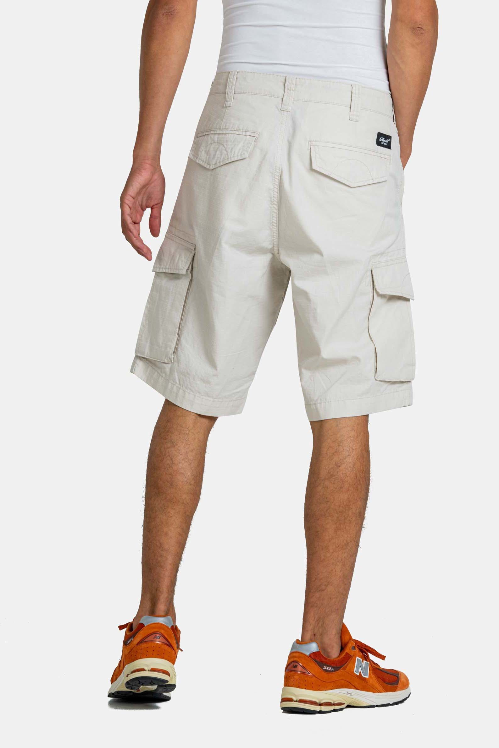 Short cargo shorts - Flat White
