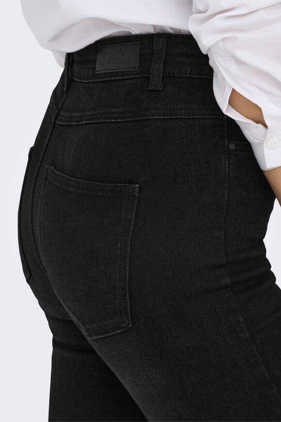 Druna High Waist Skinny Jeans L32 - Black