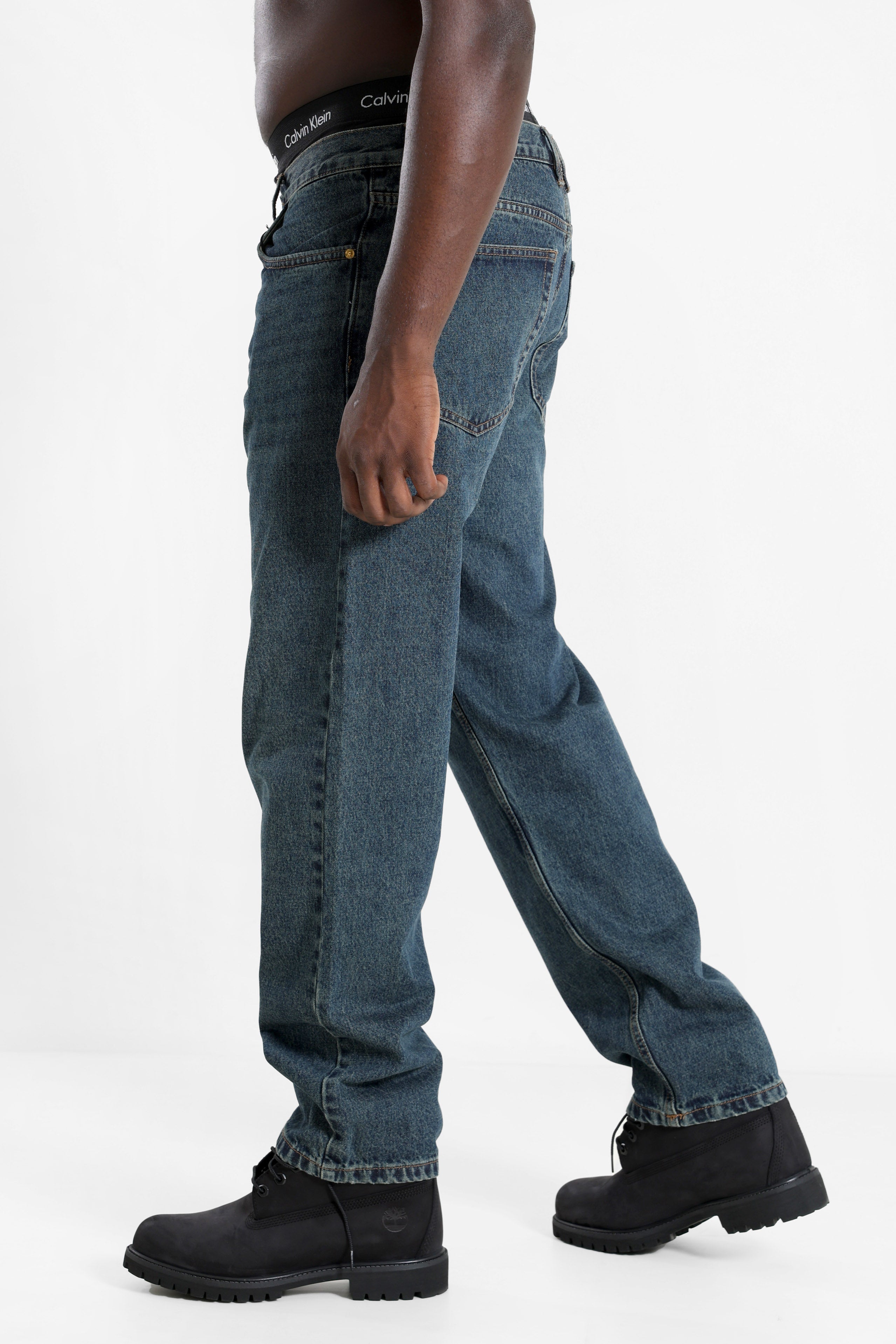 RRBROOKLYN Loose Fit Jeans L32 - Blue Denim